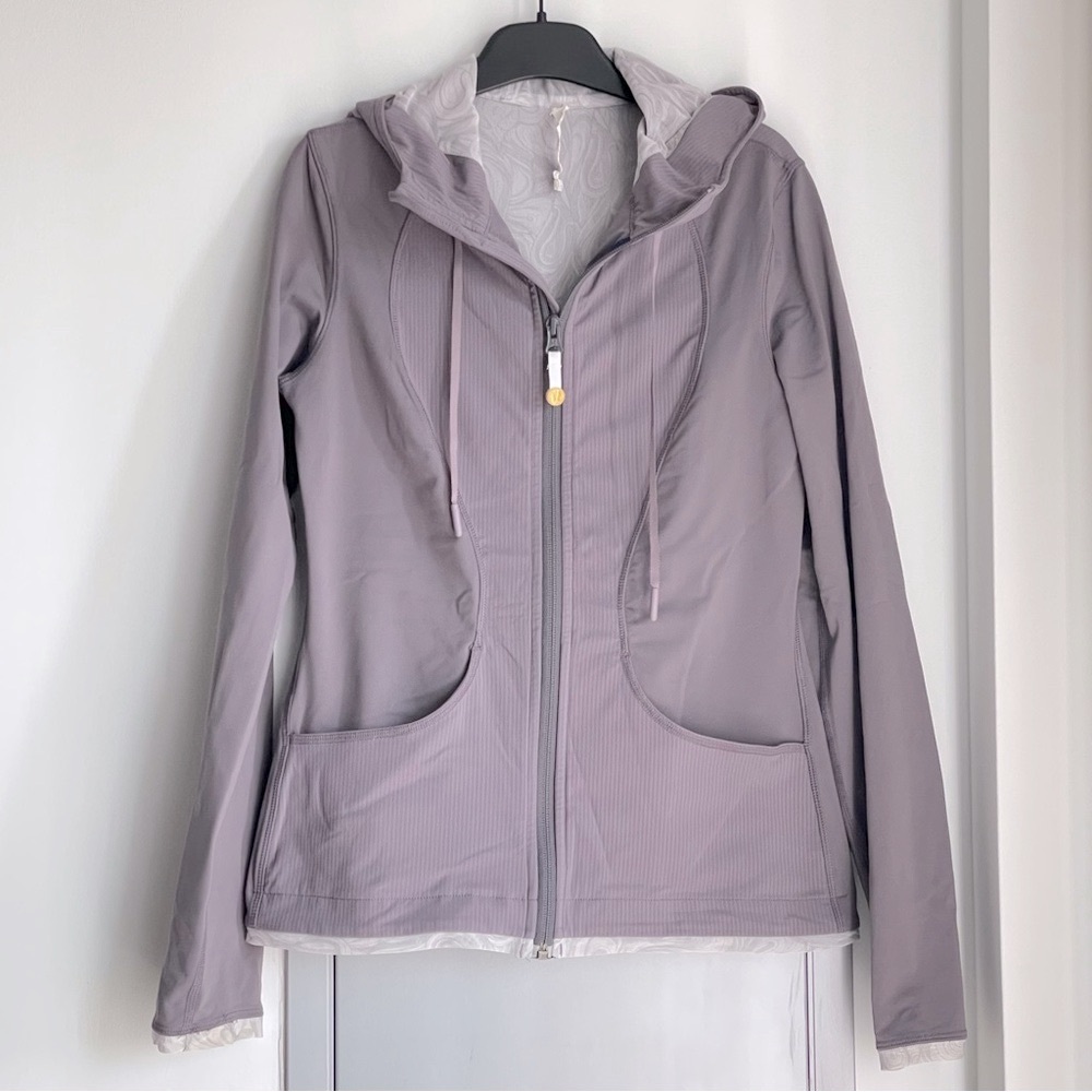 LULULEMON Lavendar/ Grey Hooded Jacket